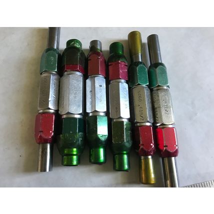LOT PLUG GAGE GO NOGO VAN KEUREN .688,690,610,618,610/Z,618/Z,623,625,625  0,ES