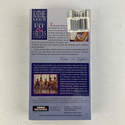 Kathie Lee's Feel Fit & Fabulous Workout VHS Video New Sealed