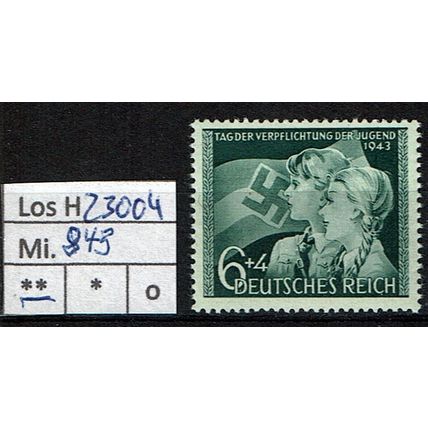 Los H23004: Deutsches Reich Mi. 843 **