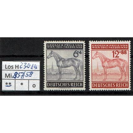 Los H23019: Deutsches Reich Mi. 857/58 **
