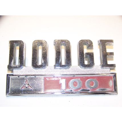 1969 1970 1971 DODGE TRUCK 100 EMBLEM OEM #2833755 POWER WAGON
