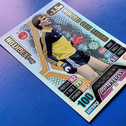2013/14 Topps Match Attax SPFL Jim Leighton One Hundred Club 100 Legend #253