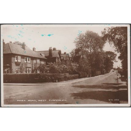 Park Road, West Timperley, Cheshire, 1955 - RP Postcard