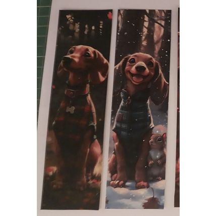 Cute Dachshund Sausage Dog Bookmarks Book Markers Gift For Reader (X5)