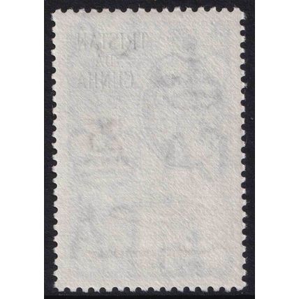 Tristan da Cunha QEII 1961 25c Black Ultramarine Snoek Fish SG52 Mint MNH
