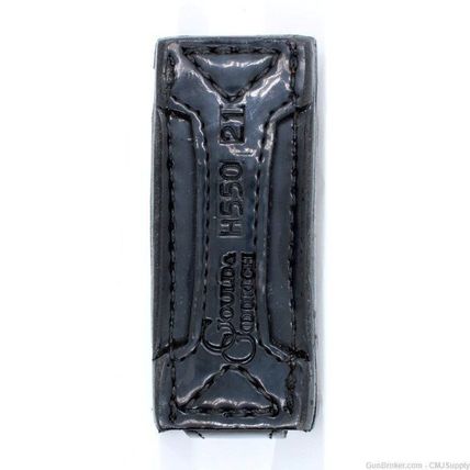 Foam Baton Holder Collapsible 16" to 21" Gloss Leather Gould & Goodrich