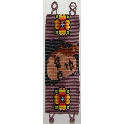 Traditional Huichol Art. Mexico Glass Seed Beads Bracelet. Frida Kahlo 4