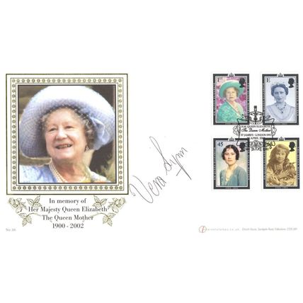 Dame Vera Lynn The Queen Mother LTD TO ONLY 20 Rare Hand Signed FDC