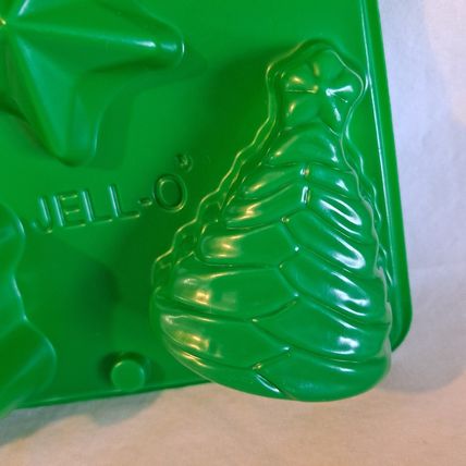 Lot 2 CHRISTMAS JELLO JIGGLERS MOLDS Jell-o Snowman Ornaments Snowflake Candy