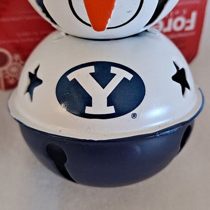 BYU Utah Christmas ORNAMENT Brigham Young University Jingle Bells Snowbell