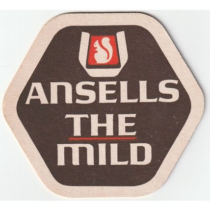 BEER MAT - ANSELLS BREWERY - ANSELLS THE MILD - (Cat No 096) - (1976)