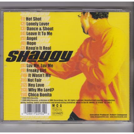 Shaggy : Hotshot. (2000) CD Album