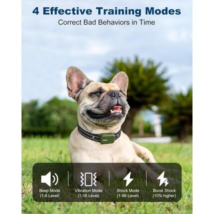 Jugbow Dog Shock Collar - 4200FT Dog Training Collar with Remote Innovative IPX7