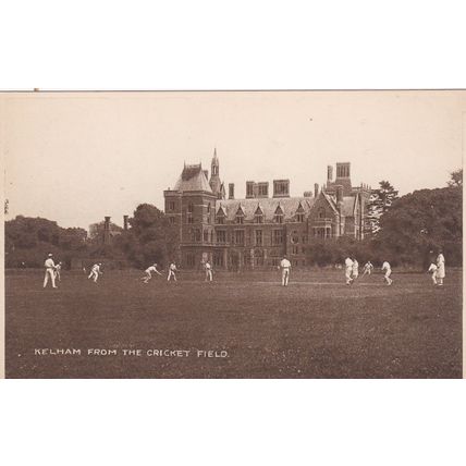 ED 187 KELHAM FROM THE CRICKET FIELD . PRINTED POSTCARD