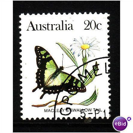 AUSTRALIA 1983 20c MACLEAYS SWALLOW TAIL BUTTERFLY SG 787 FINE USED