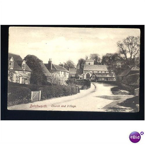 Surrey BETCHWORTH Church & Village Postcard by Frith