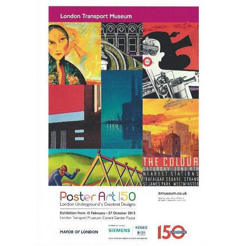 LTM1534: Poster Art 150 - London Underground's Greatest Designs exhibition.