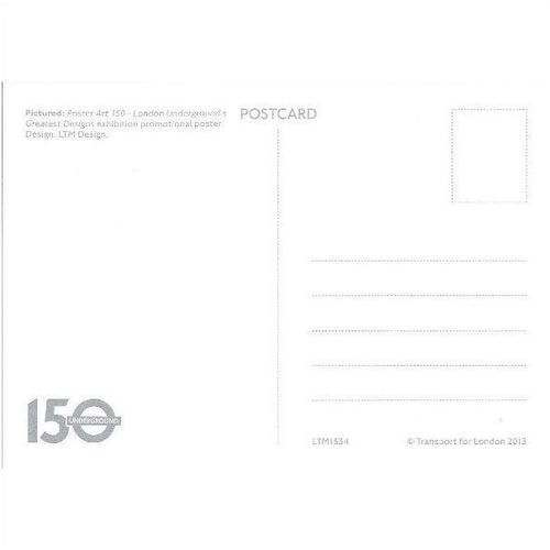LTM1534: Poster Art 150 - London Underground's Greatest Designs exhibition.