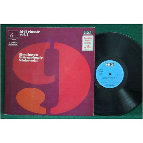 Stokowski - Beethoven: Symphony No. 9 - SX 21211-M - EX