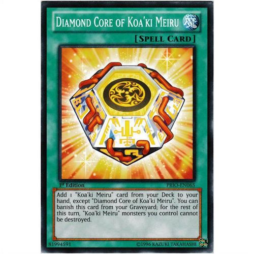 YuGiOh Primal Origin - PRIO-EN065 - Diamond Core Of Koa'ki Meiru - 1st Edition