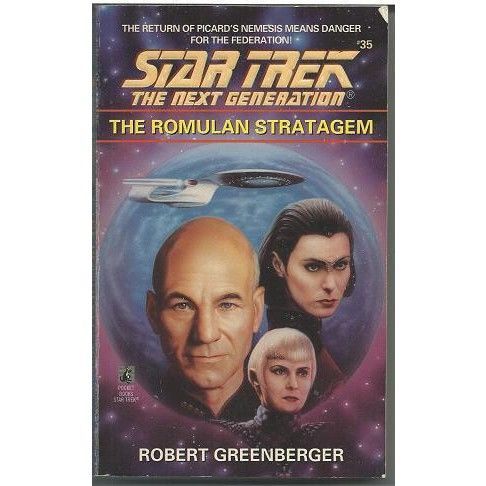STAR TREK THE NEXT GENERATION ' THE ROMULAN STRATAGEM ' paperback book (1995)