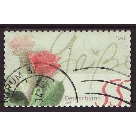 Germany 2003 SG 3201 Used - Perf 10 - Flowers (D-227)