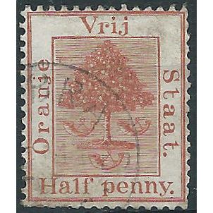Orange Free State 1888 SG48 1/2d Chestnut Fine Used .. ..