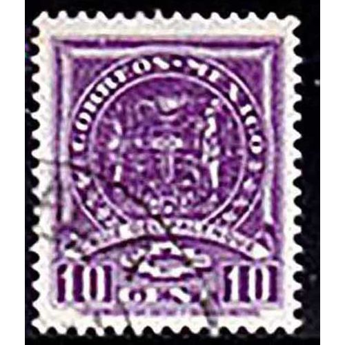 Mexico 1937 History 10c Used Stamp..
