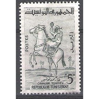 Tunisie 1959 Michel 521 O Cote (2005) 0.15 Euro Cavalier Tunisien