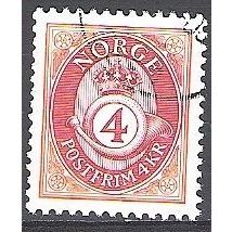 Norge 1992 Michel 1110X O Cote (2013) 0.80 Euro Cornet postal Cachet rond