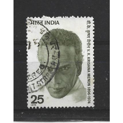 India.First Death Anniv of V.K. Krishna Meno (statesman) stamp.Fine Used.June23