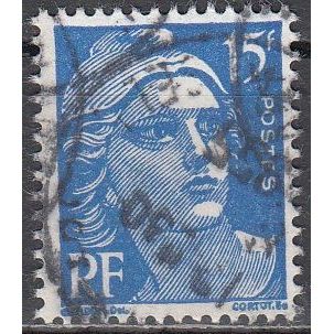 France 1951 Michel 904 O Cote (2008) 0.15 € Marianne de Gandon Cachet rond