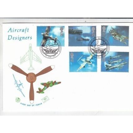 GB 1997 Aircraft Designers Stuart FDC Duxford Special Cancel unaddressed encl.