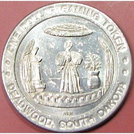 Miss Kitty's. $1 Casino Token. Deadwood, SD. 21A.