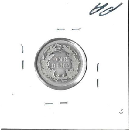 1884 US Seated Liberty Dime VF