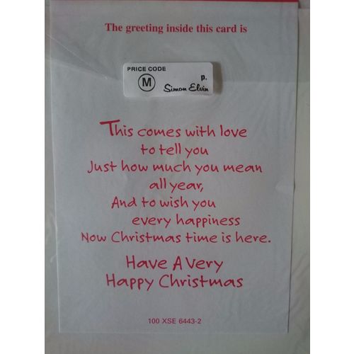Large Christmas Cards - For A Special Dad - 01 - **** CLEARANCE ****
