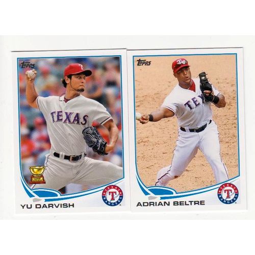 2013 Topps Texas Rangers team set- 22 cards- Factory Set Fresh!