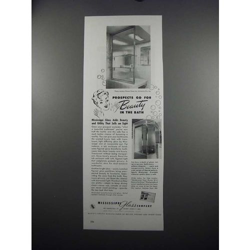 1954 Mississippi Glass Company Shower Doors Ad