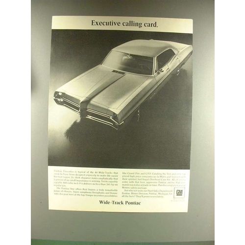 1967 Pontiac Executive Car Ad - Calling Card