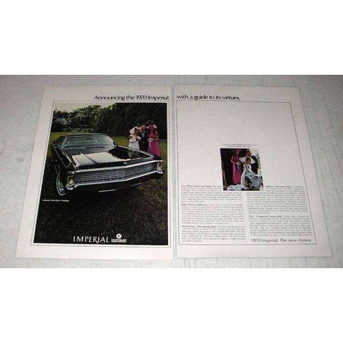 1970 Chrysler Imperial LeBaron Four-Door Hardtop Ad