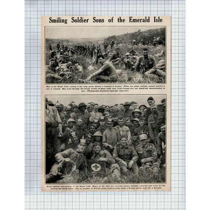 (4786) Royal Irish Soldiers In France - World War 1 Clip