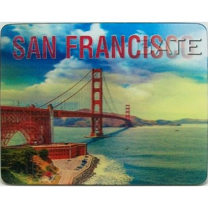 San Francisco Golden Gate Bridge 3D Fridge Magnet