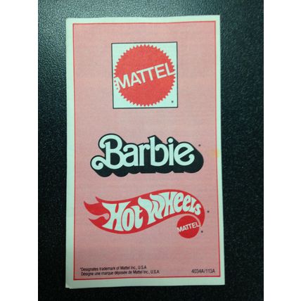 Mattel Barbie Hot Wheels Prize Spot Cash rebate offer foldout form