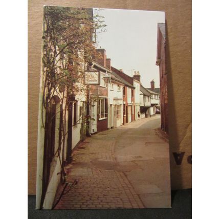 CHURCH LANE. STAFFORD, STAFFORDSHIRE unused postcard Colourmaster =