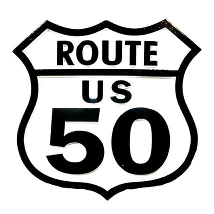Route 50 Road Sign Fridge Magnet