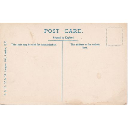 Standard size printed postcard Admiralty London