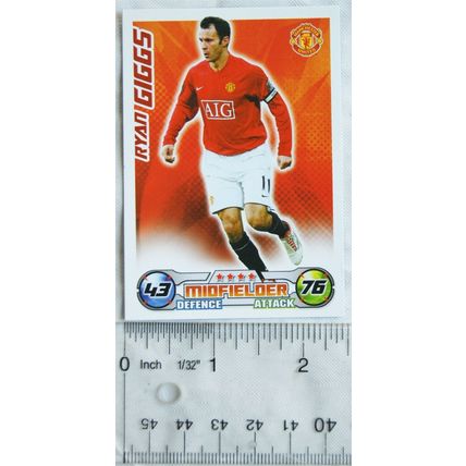 2008/09 Topps Match Attax Trading Card - Ryan Giggs, Manchester United