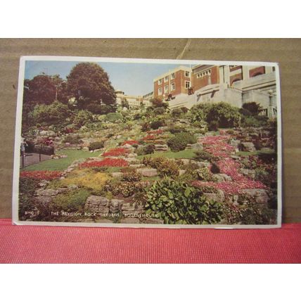 PAVILION ROCK GARDENS, BOURNEMOUTH DORSET used postcard Thunder/Clayde 1963 pm =