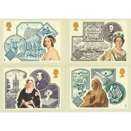 GB 1987 September PHQ M set of 4 Victorian Britain