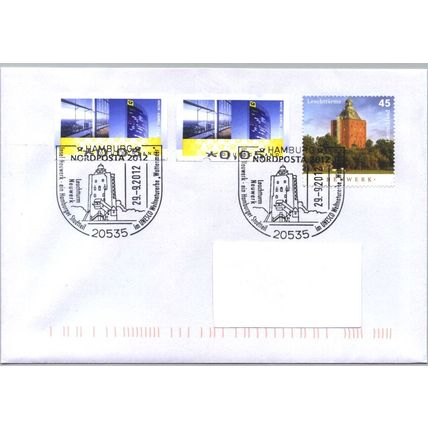 Germany pmk. Hamburg 'Isle of Neuwerk Lighthouse' 2012